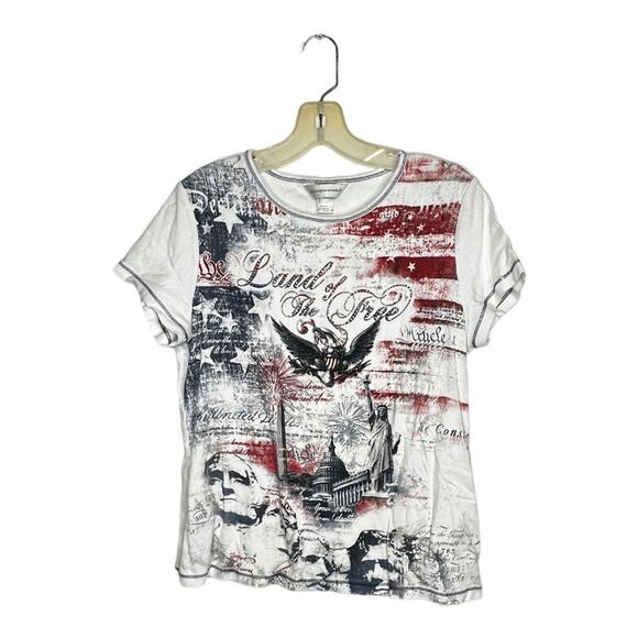 Christopher & Banks "Land of‎ the Free" Shirt - Picture 1 of 6